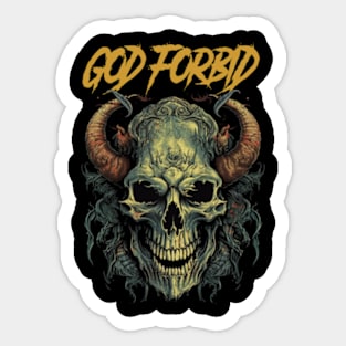 GOD FORBID MERCH VTG Sticker